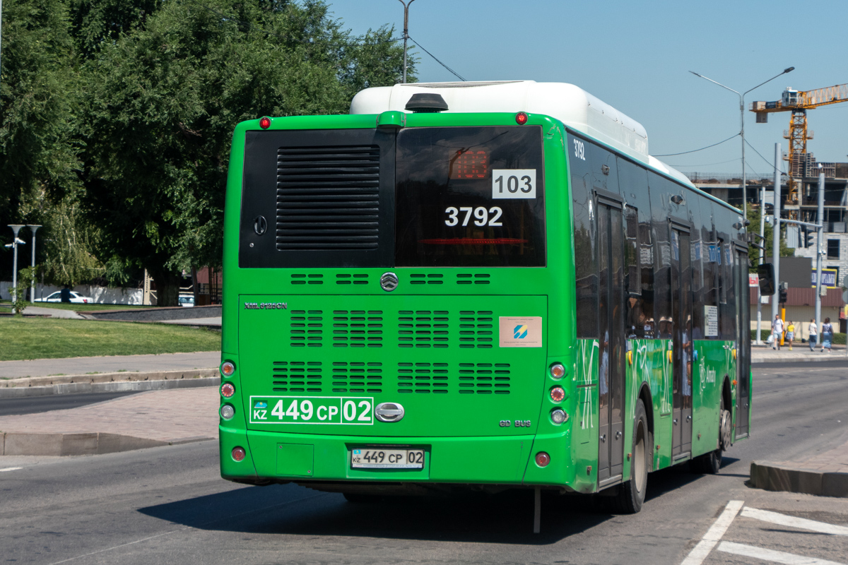 Almaty, Golden Dragon XML6125CN (Hyundai Trans Auto) # 3792