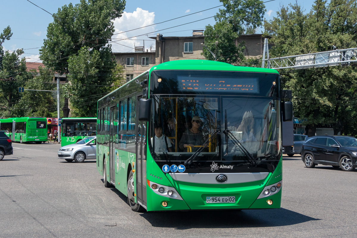 Алматы, Yutong ZK6118HGA (QazTehna) № 954 EQ 02