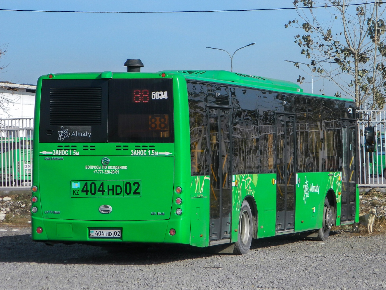 Алматы, Golden Dragon XML6125CR № 5034