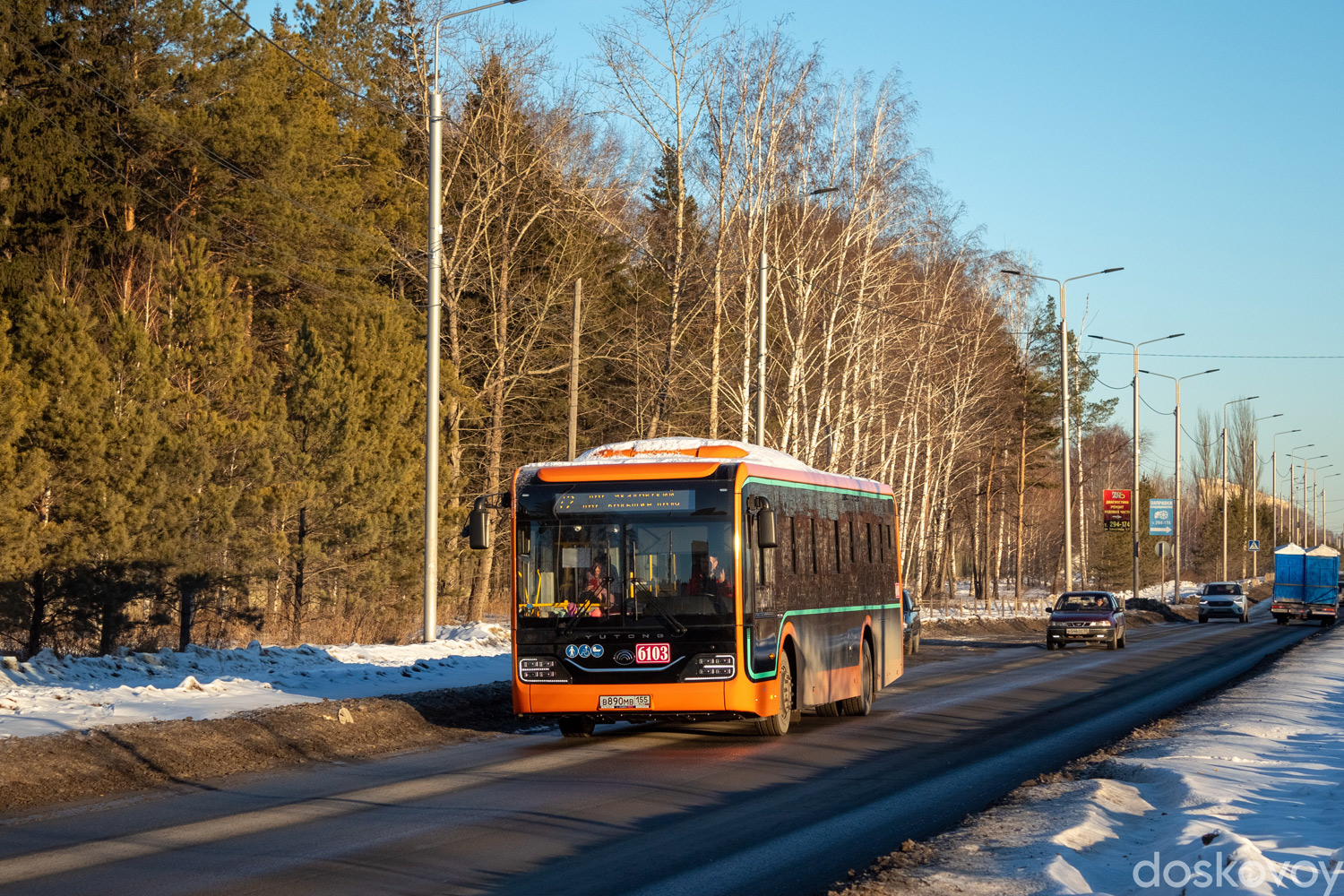 Омская область, Yutong ZK6116HG № 6103