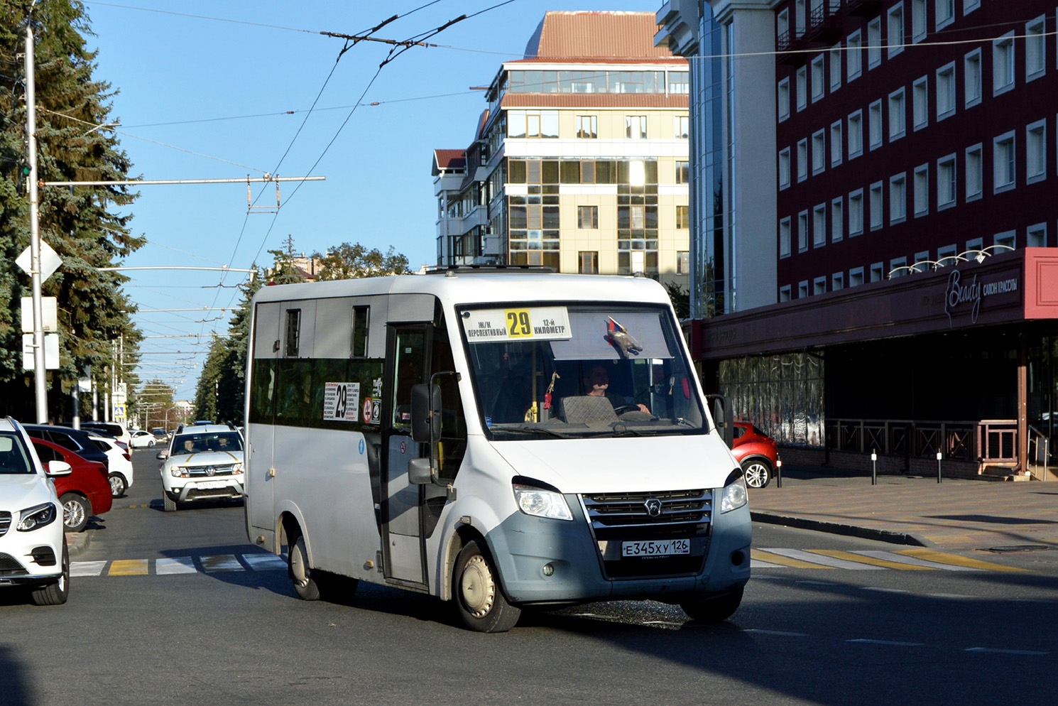 Ставропольский край, ГАЗ-A64R42 Next № Е 345 ХУ 126