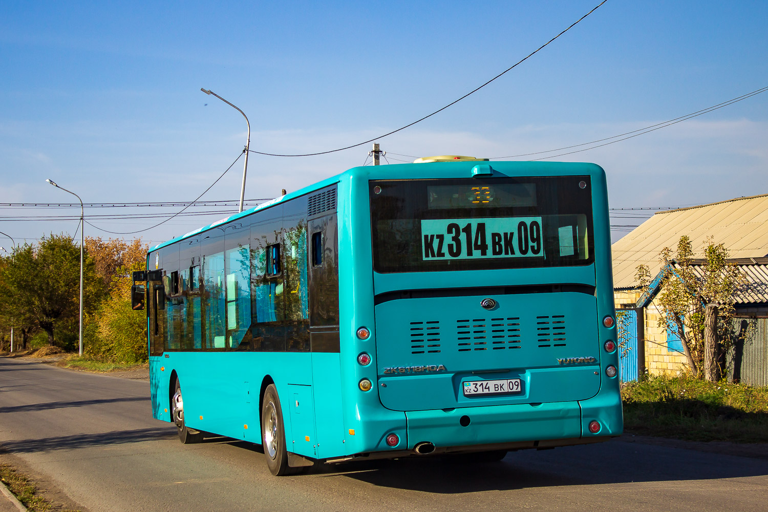 Карагандинская область, Yutong ZK6118HGA (QazTehna) № 314 BK 09