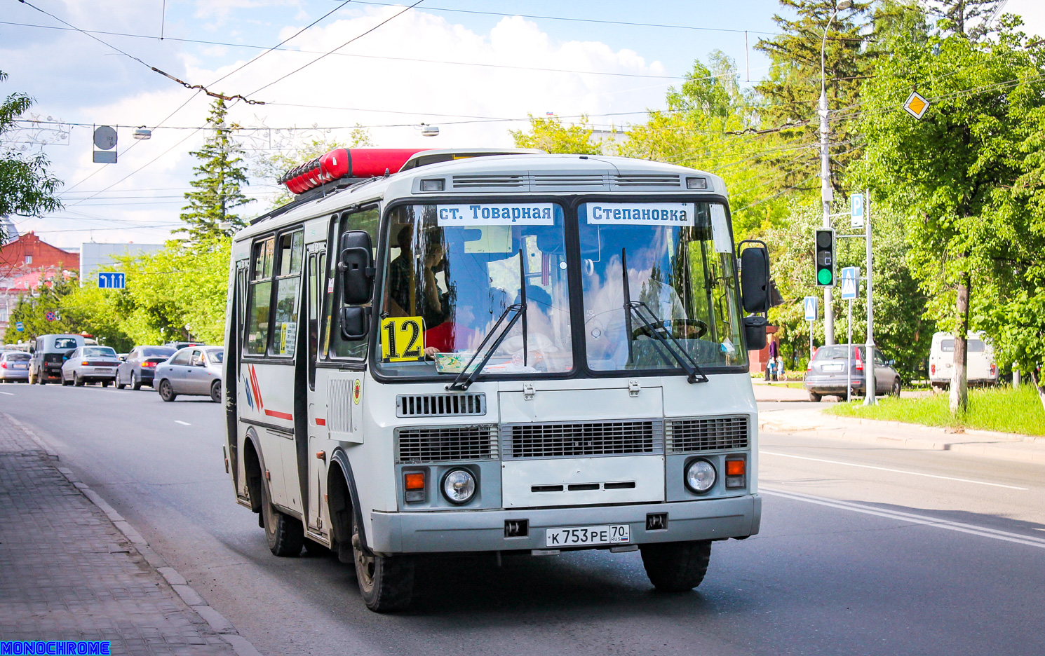 Томская область, ПАЗ-32054 № К 753 РЕ 70