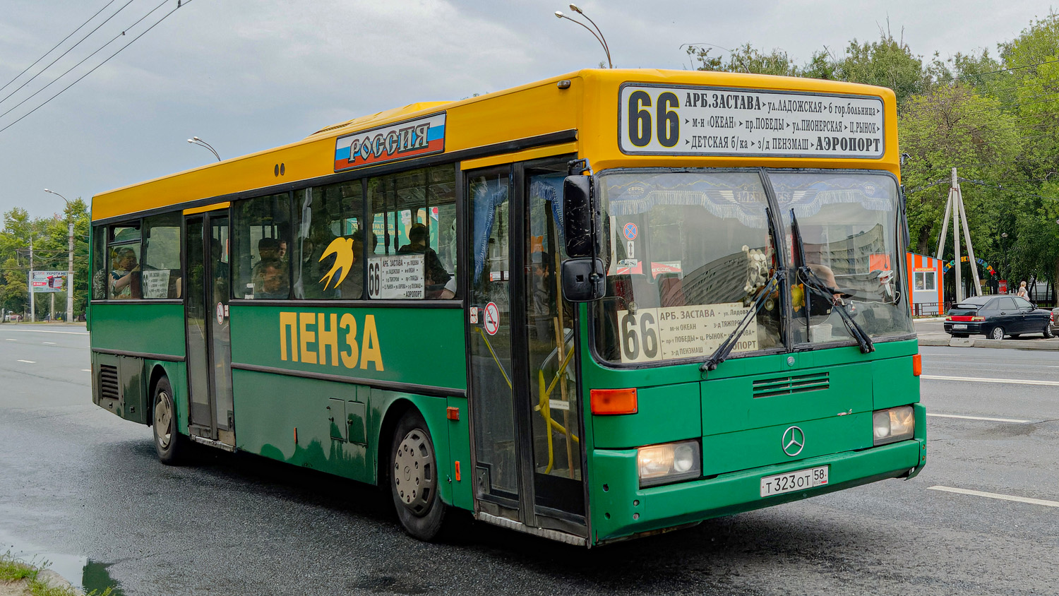 Пензенская область, Mercedes-Benz O405 № Т 323 ОТ 58