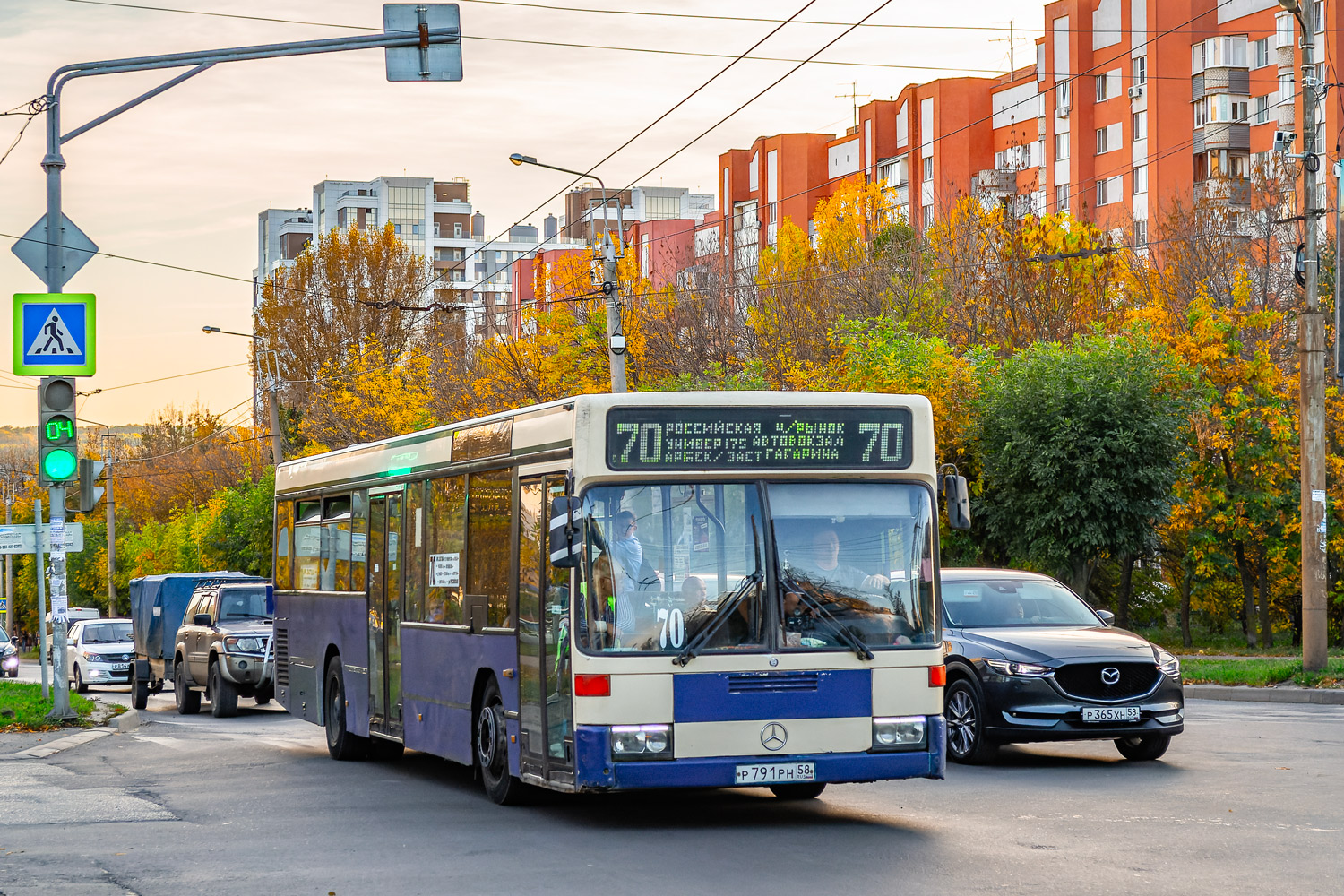 Пензенская область, Mercedes-Benz O405N2 № Р 791 РН 58