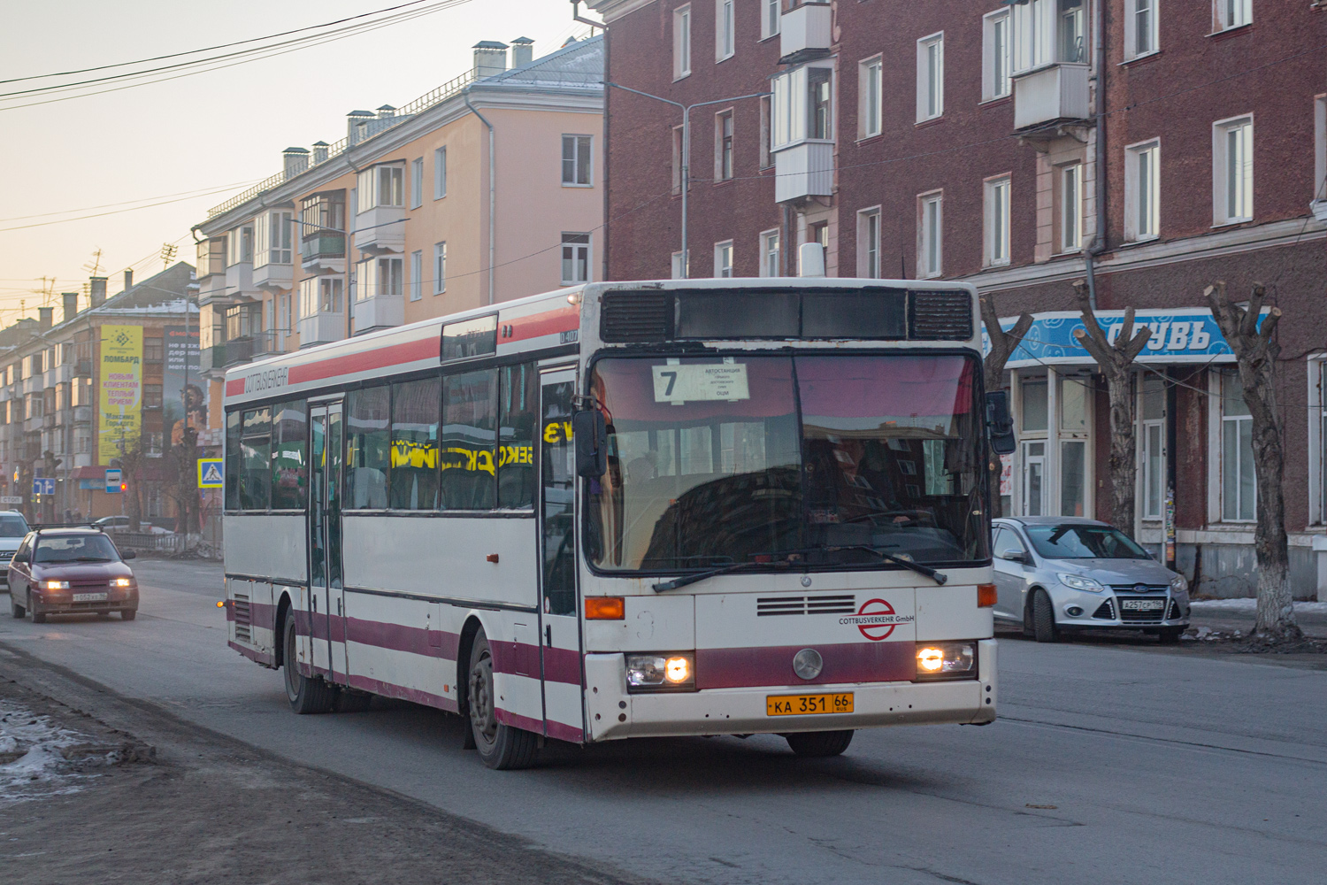 Свердловская область, Mercedes-Benz O407 № КА 351 66