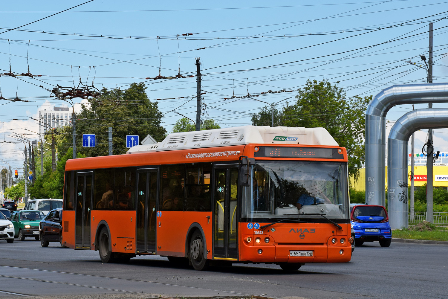 Нижегородская область, ЛиАЗ-5292.67 (CNG) № 15442