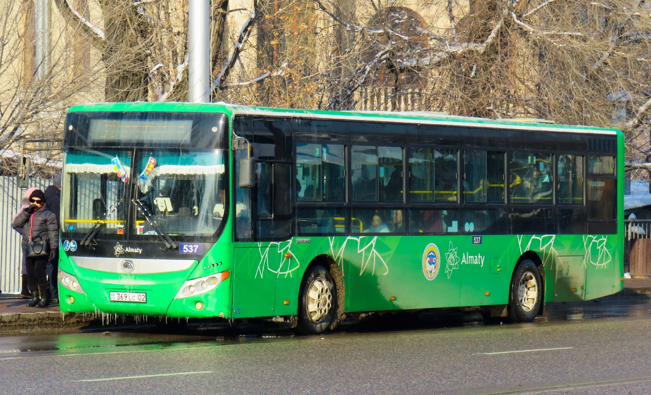 Алматы, Yutong ZK6118HGA № 537