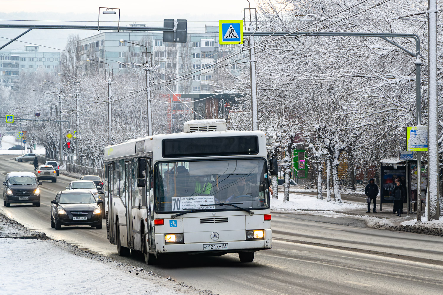 Пензенская область, Mercedes-Benz O405N2 (SAM) № С 121 АМ 58