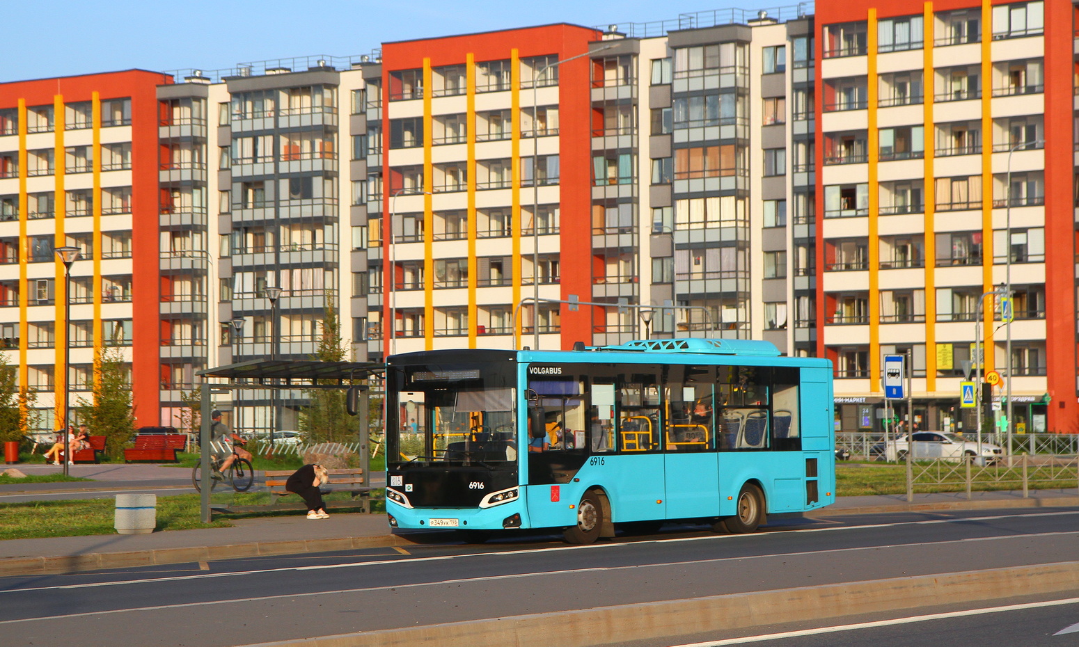 Санкт-Петербург, Volgabus-4298.G4 (LNG) № 6916