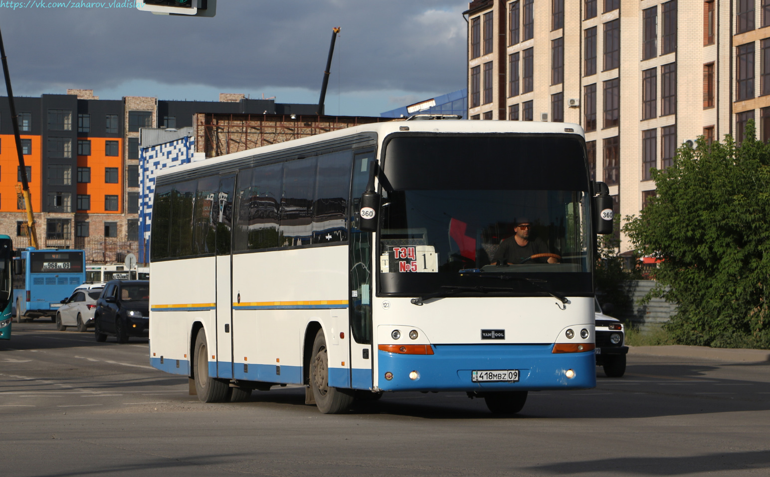 Карагандинская область, Van Hool T915TL № 418 MBZ 09