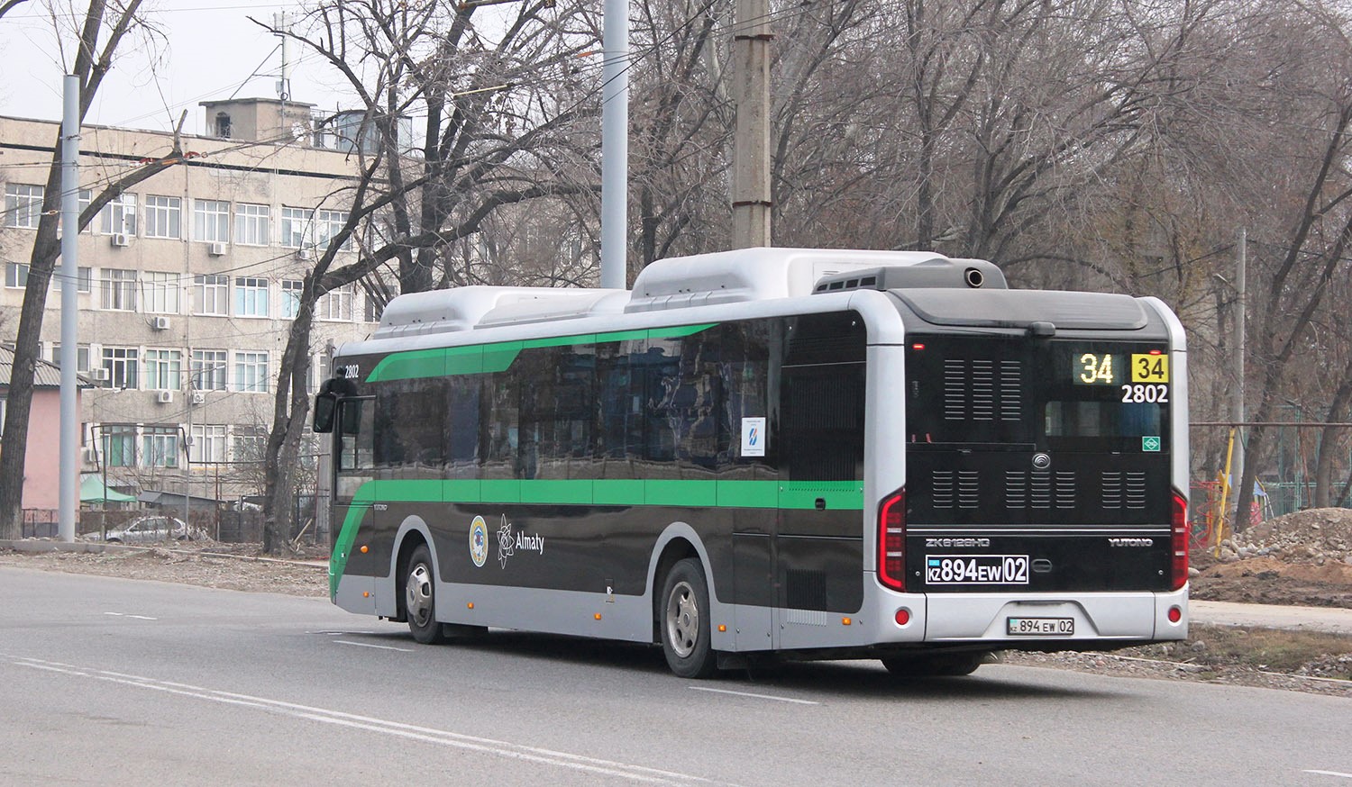 Алматы, Yutong ZK6126HG (QazTehna) № 2802