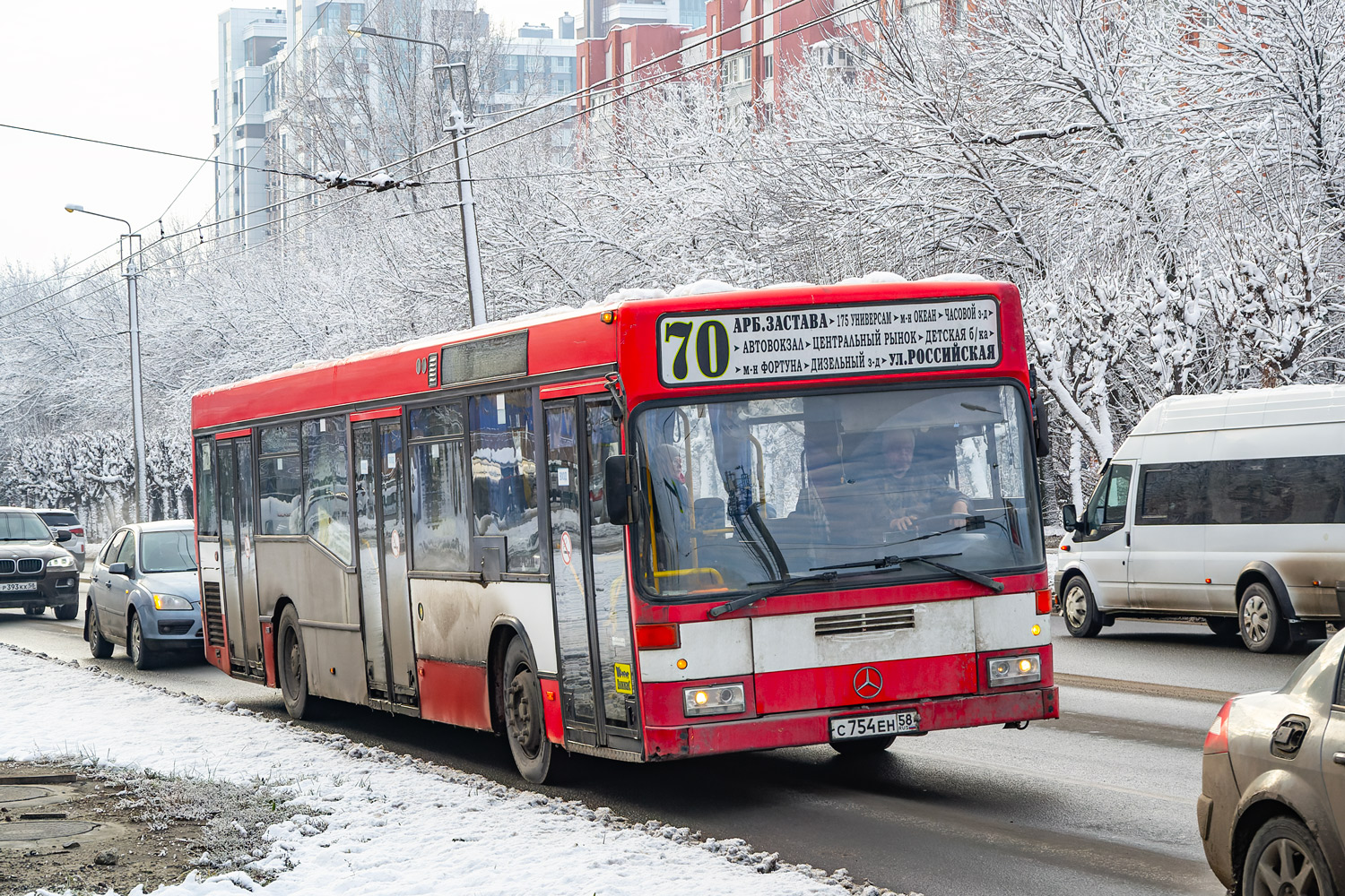 Пензенская область, Mercedes-Benz O405N2 (SAM) № С 754 ЕН 58