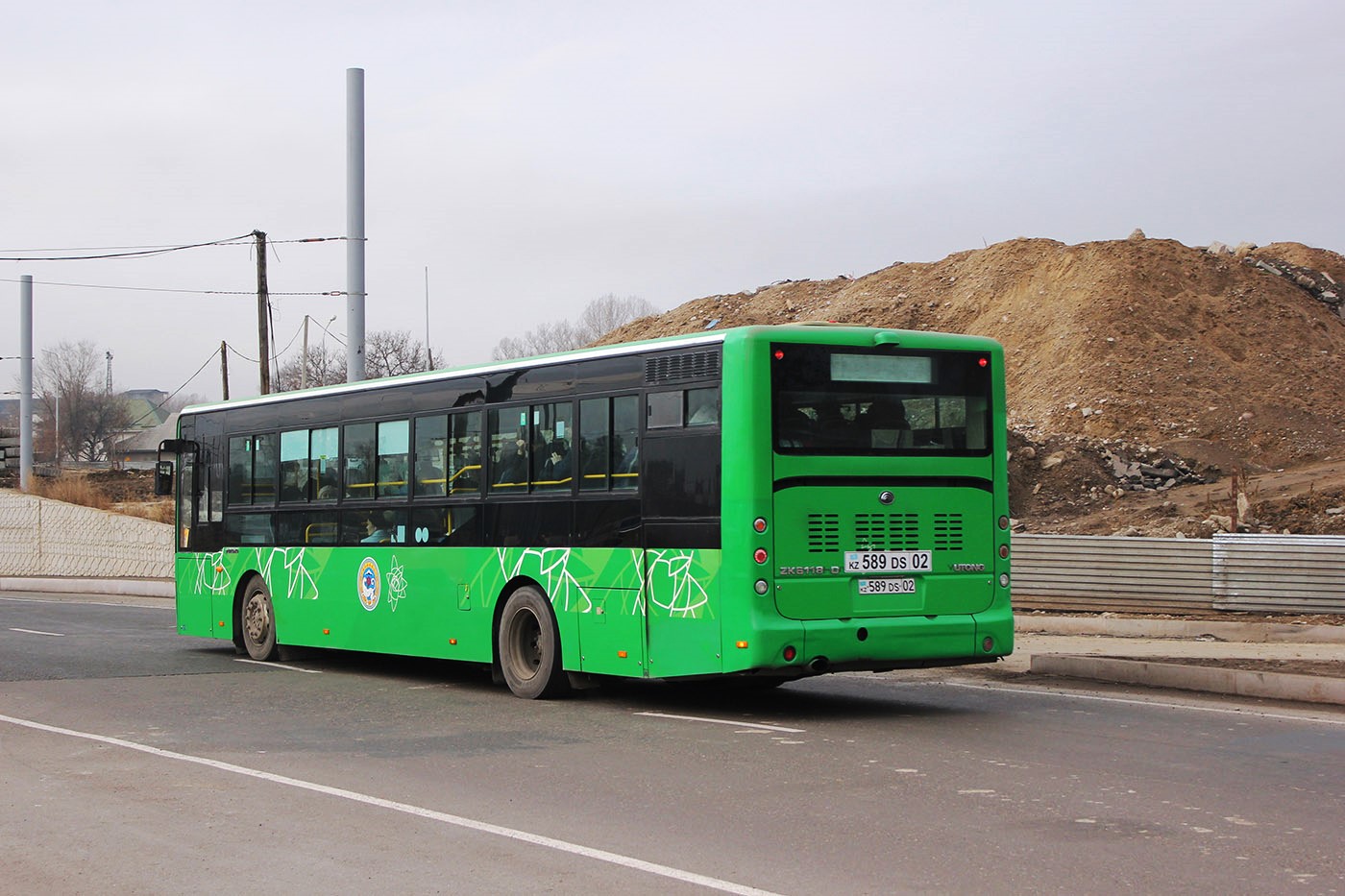 Алматы, Yutong ZK6118HGA № 589 DS 02