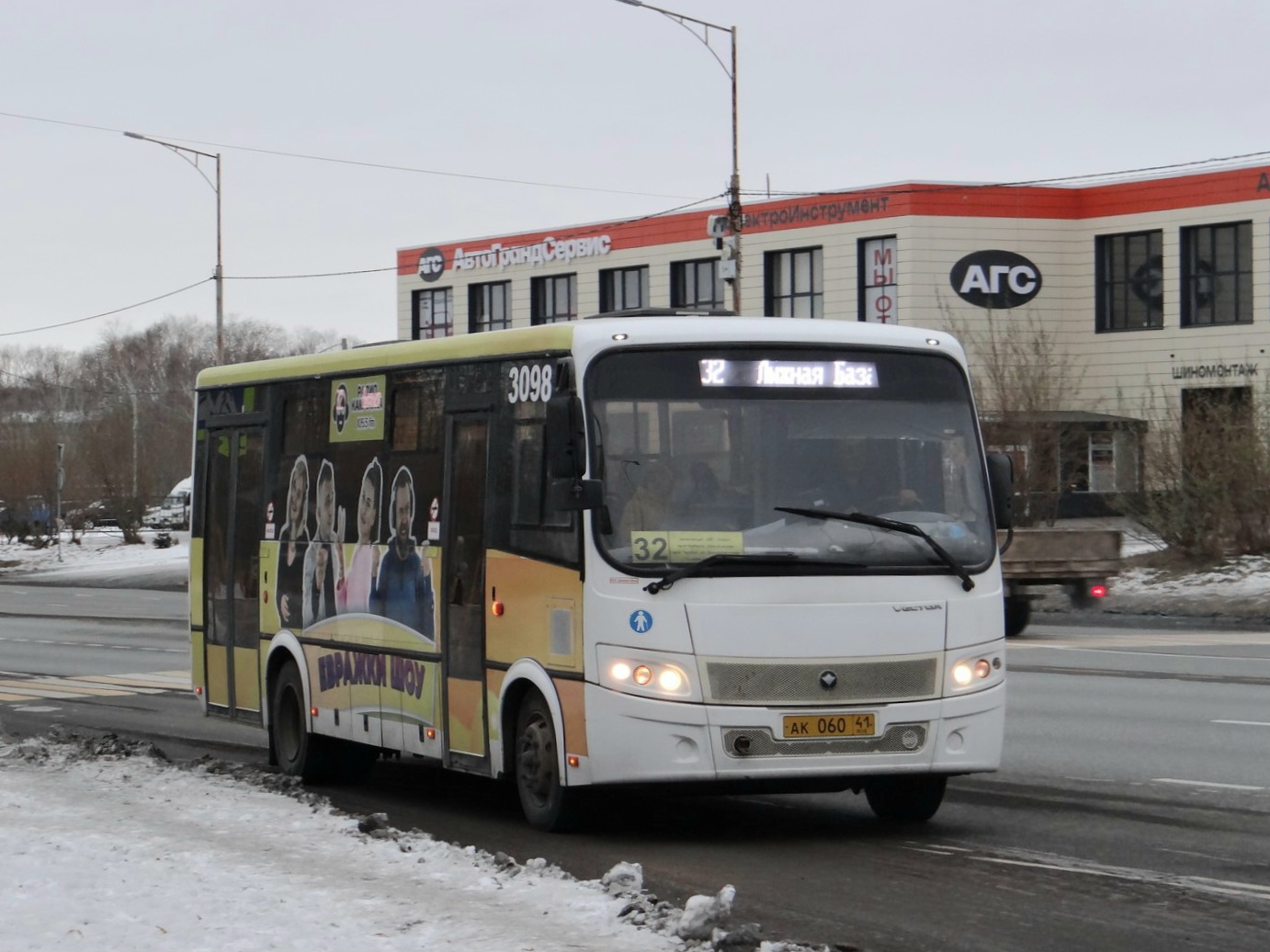 Камчатский край, ПАЗ-320414-04 "Вектор" (1-2) № 3098