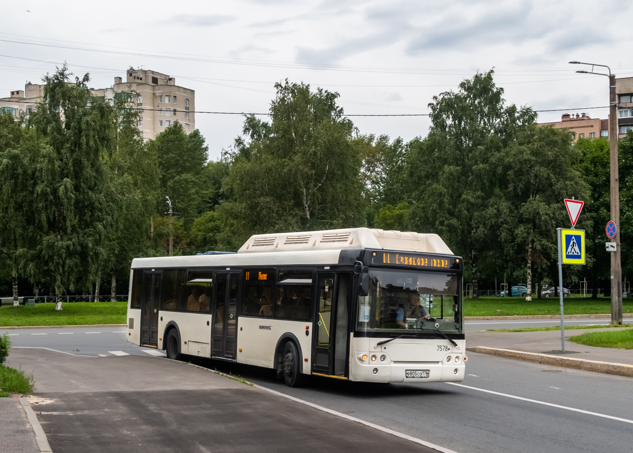 Санкт-Петербург, ЛиАЗ-5292.71 № 7578