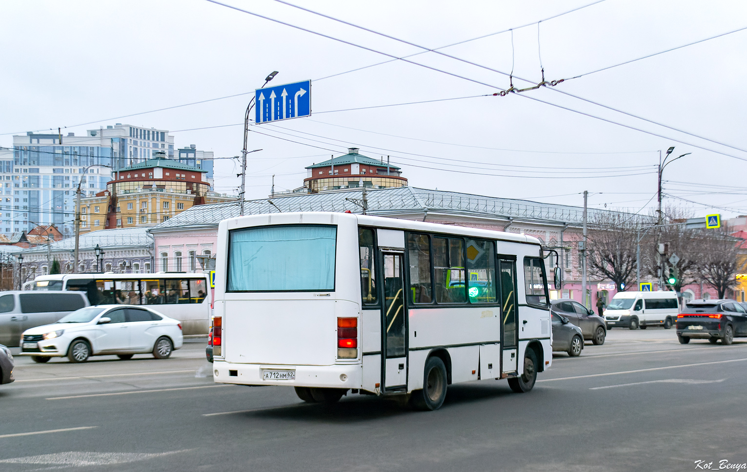 Рязанская область, ПАЗ-320402-03 № А 712 НМ 62