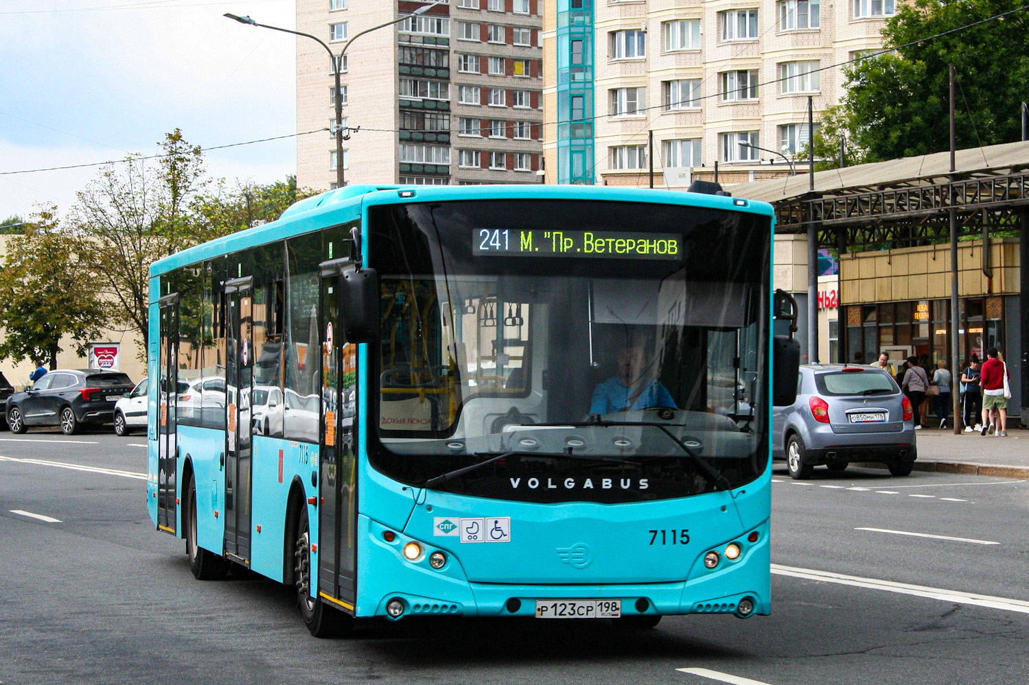 Санкт-Петербург, Volgabus-5270.G4 (LNG) № 7115 Санкт-Петербург, Volgabus-5270.G4 (LNG) № 7115