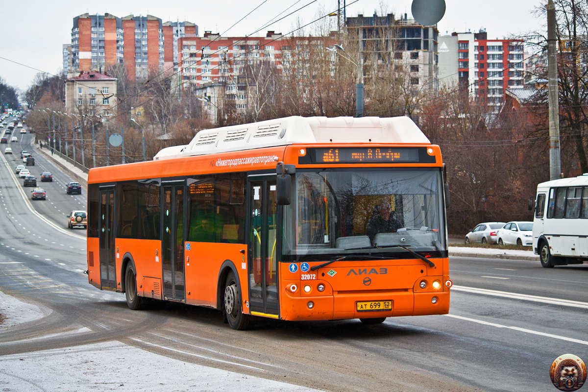 Нижегородская область, ЛиАЗ-5292.67 (CNG) № 32072