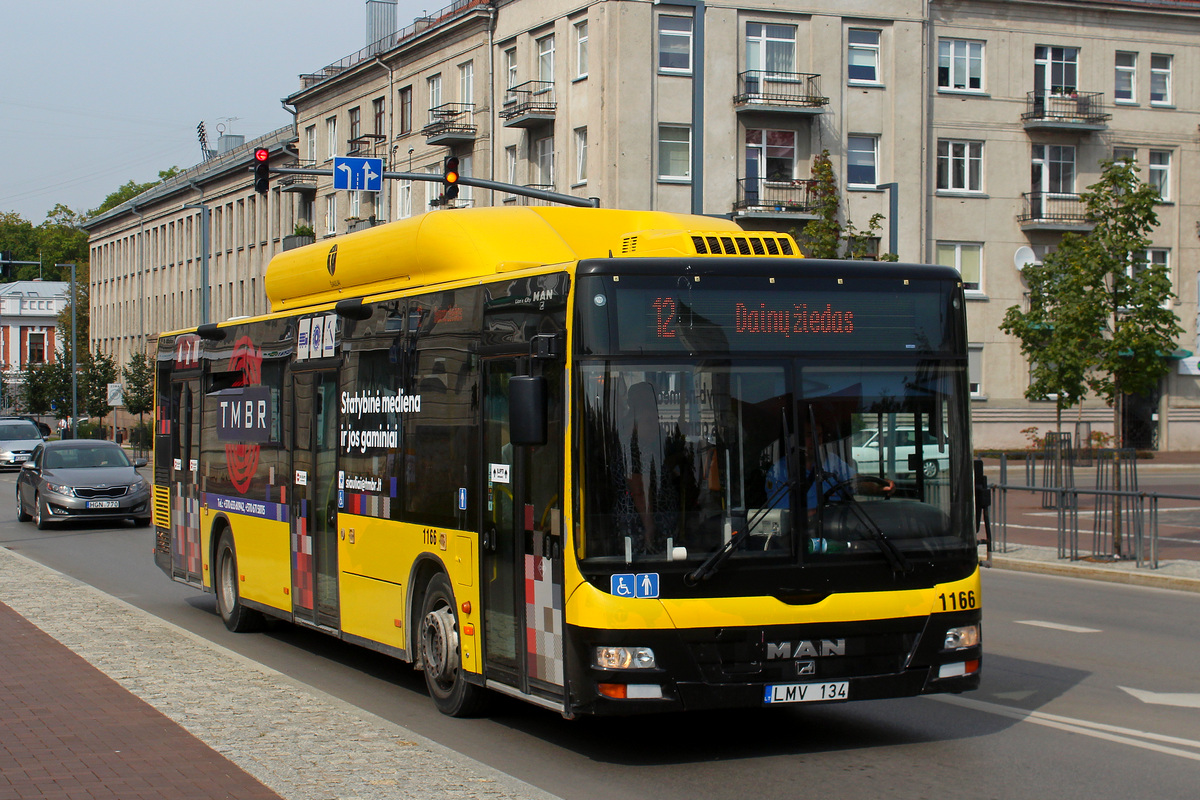 Литва, MAN A21 Lion's City NL243 CNG № 1166