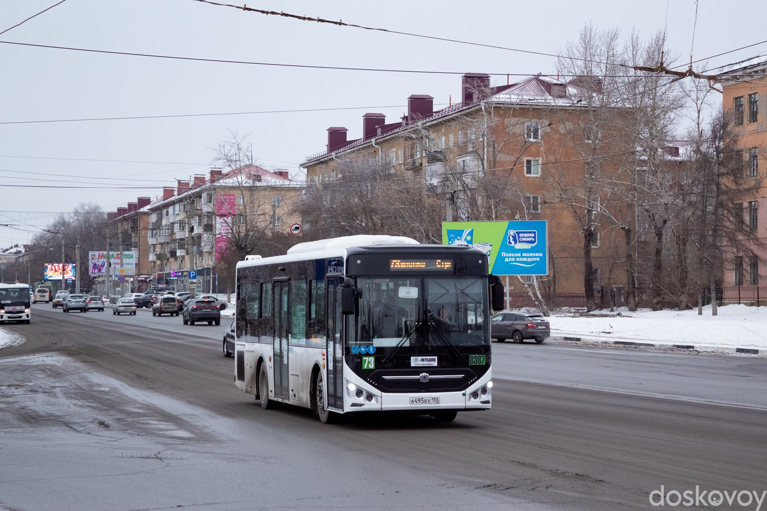 Омская область, Zhong Tong LCK6105HG № 8387
