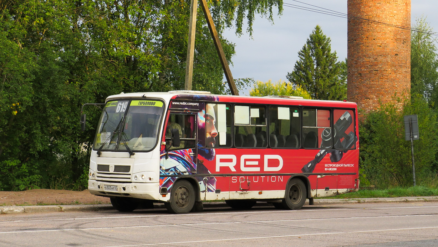 Ленинградская область, ПАЗ-320402-05 № О 503 АК 47