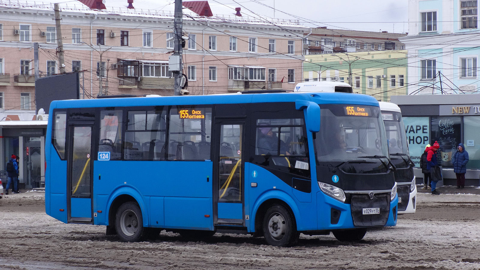 Омская область, ПАЗ-320405-04 "Vector Next" № 124