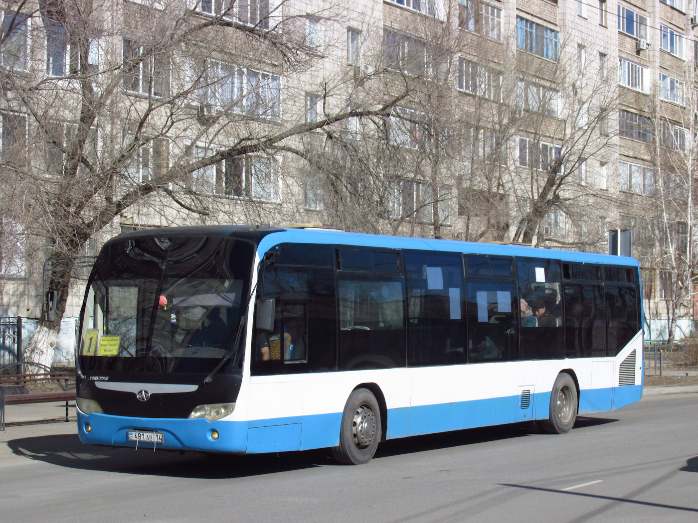 Павлодарская область, Zonda YCK6128HC № 481 AB 14