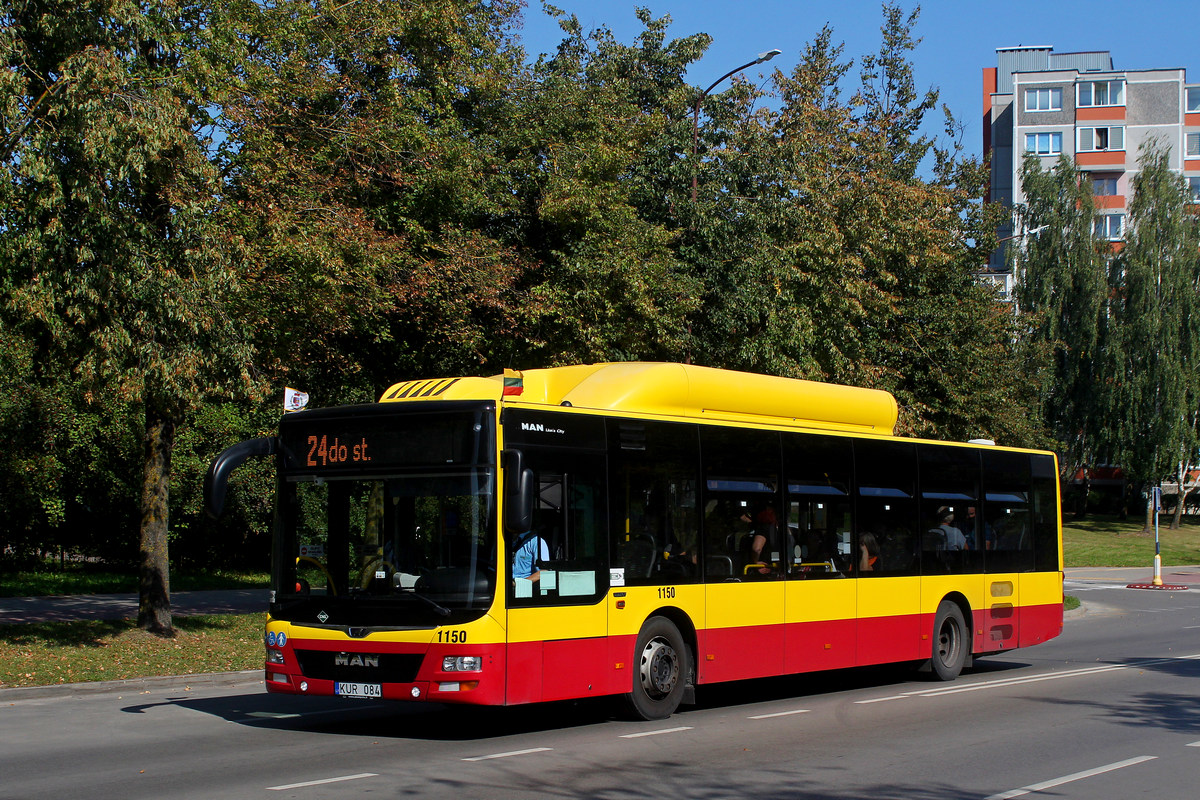 Литва, MAN A21 Lion's City NL273 CNG № 1150