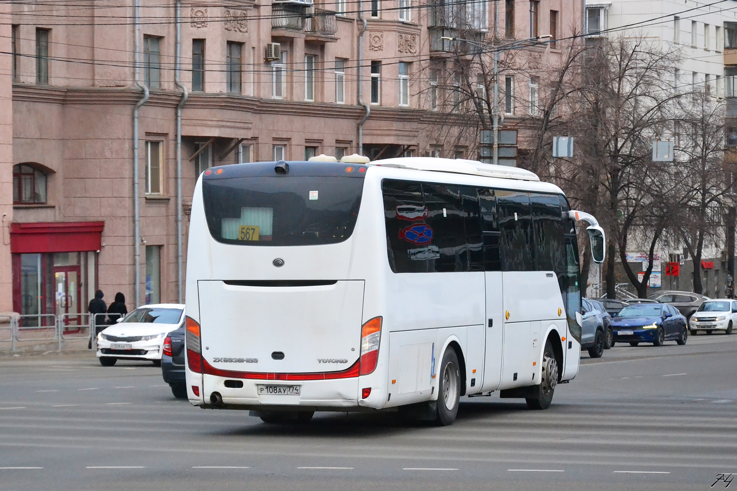 Челябинская область, Yutong ZK6938HB9 № Р 108 АУ 774