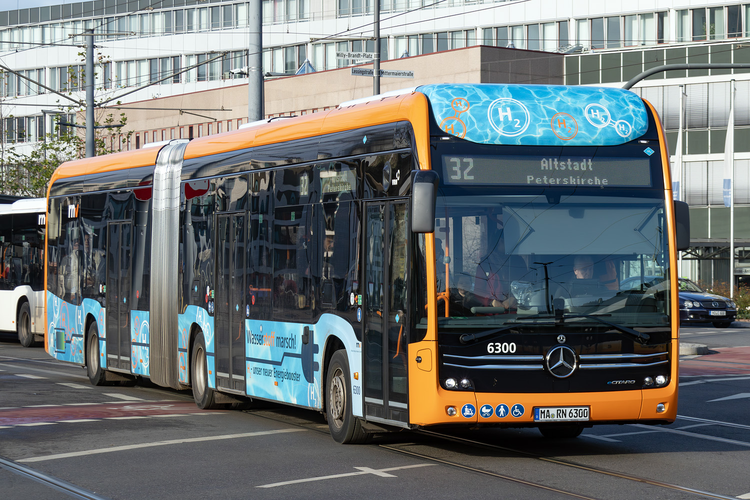 Баден-Вюртемберг, Mercedes-Benz eCitaro G fuel cell № 6300