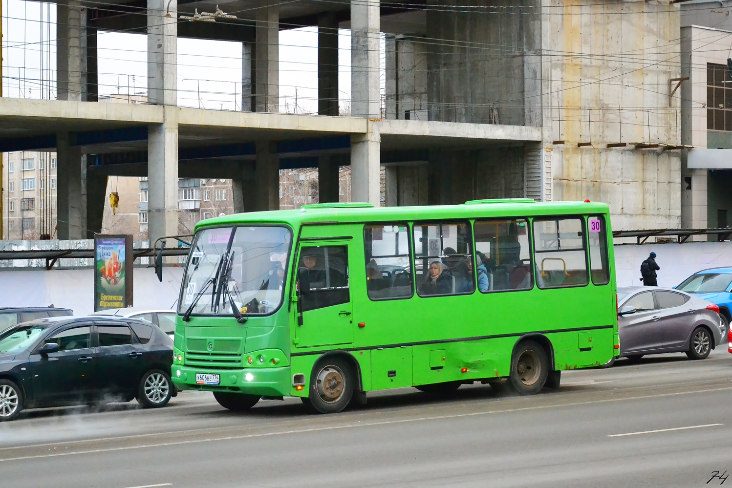 Челябинская область, ПАЗ-320302-22 № Х 606 ВЕ 774