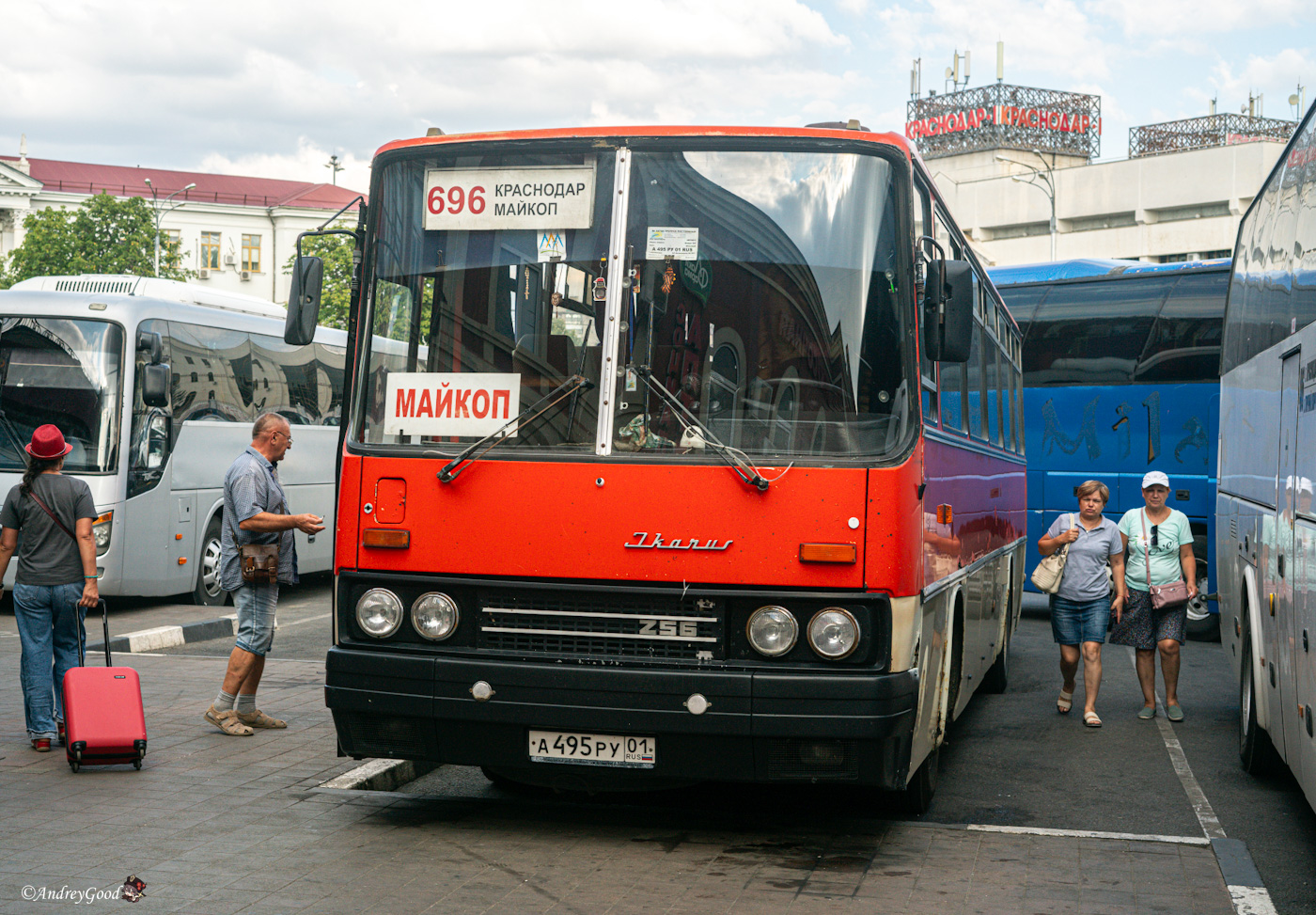 Адыгея, Ikarus 256.74 № А 495 РУ 01