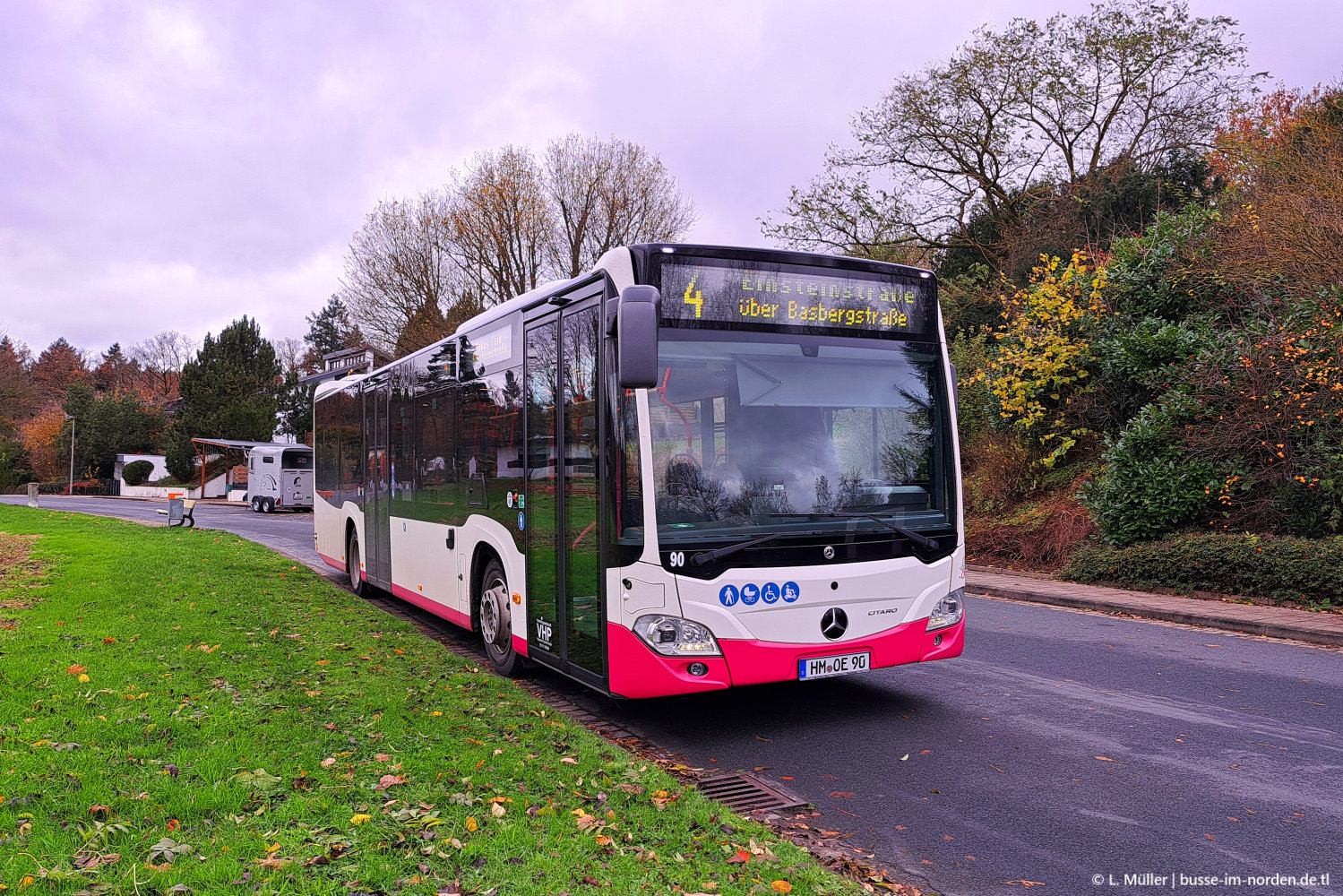 Нижняя Саксония, Mercedes-Benz Citaro C2 hybrid № 90