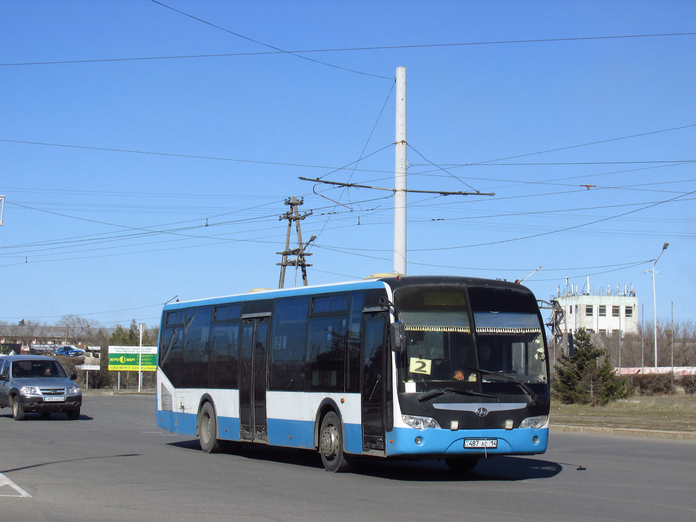 Павлодарская область, Zonda YCK6128HC № 487 AC 14