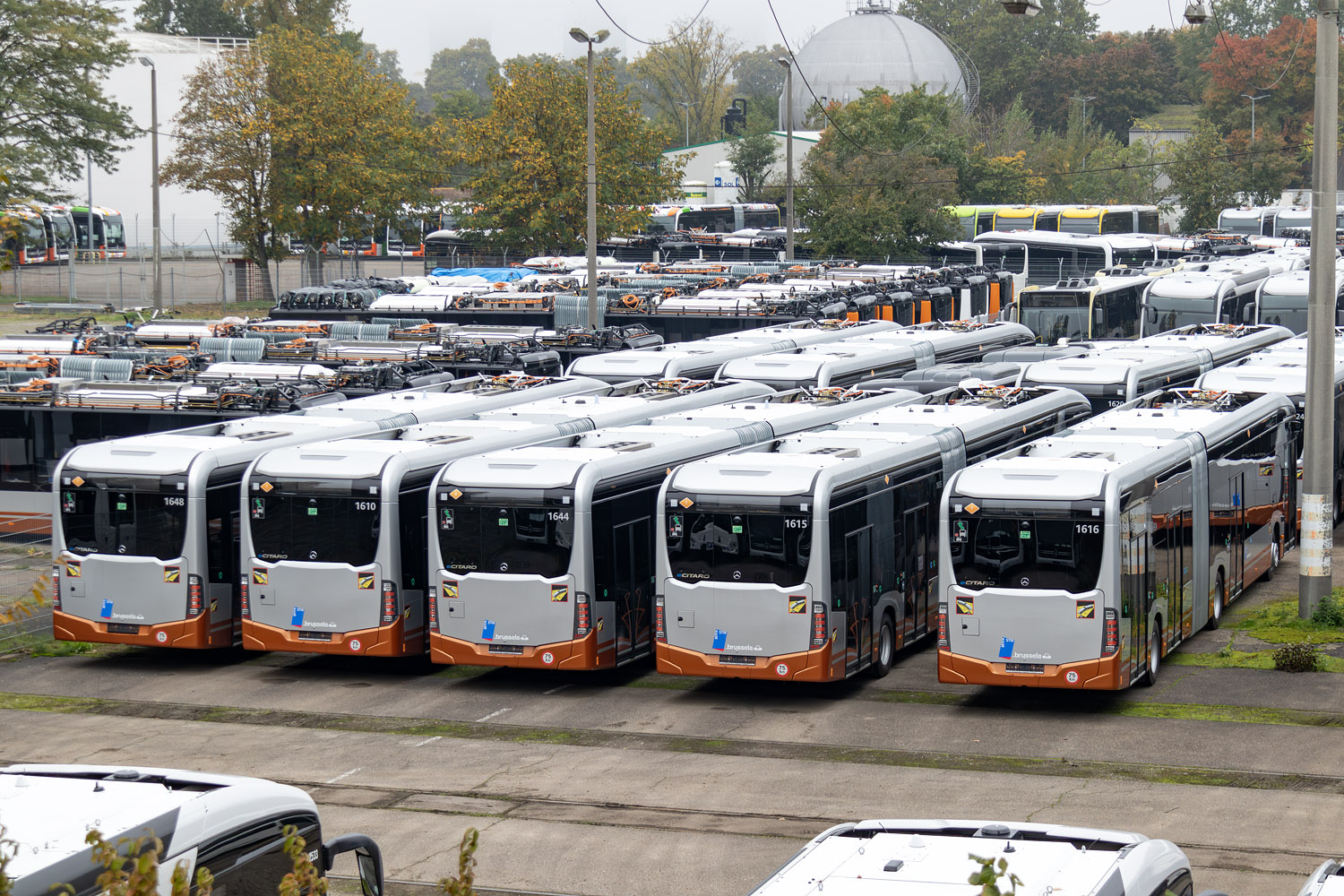 Бельгия, Mercedes-Benz eCitaro G № 1616; Баден-Вюртемберг — Новые автобусы Mercedes / Setra [без номеров]