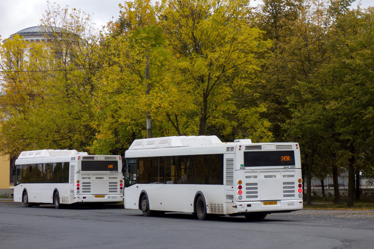 Санкт-Петербург, ЛиАЗ-5292.67 (CNG) № 4450