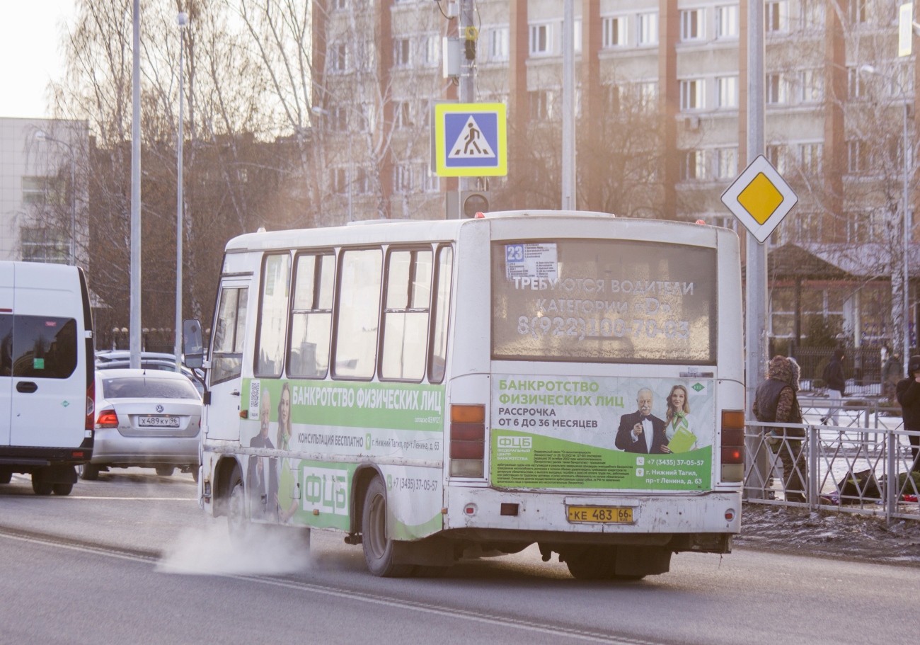 Свердловская область, ПАЗ-320302-08 № КЕ 483 66