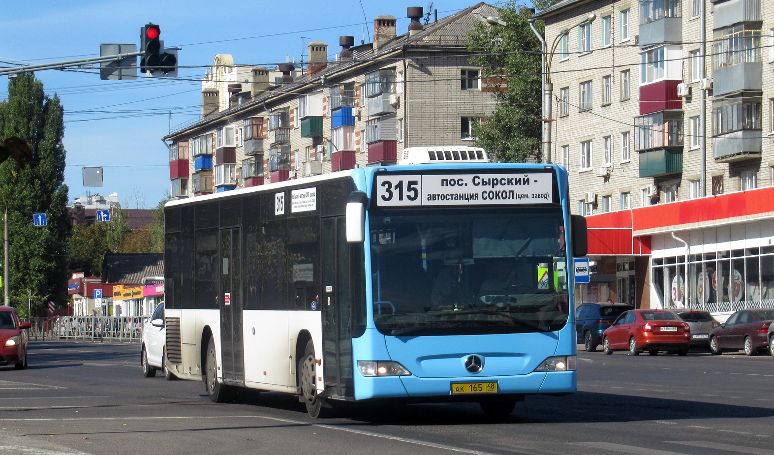 Липецкая область, Mercedes-Benz O530 Citaro facelift № АК 165 48