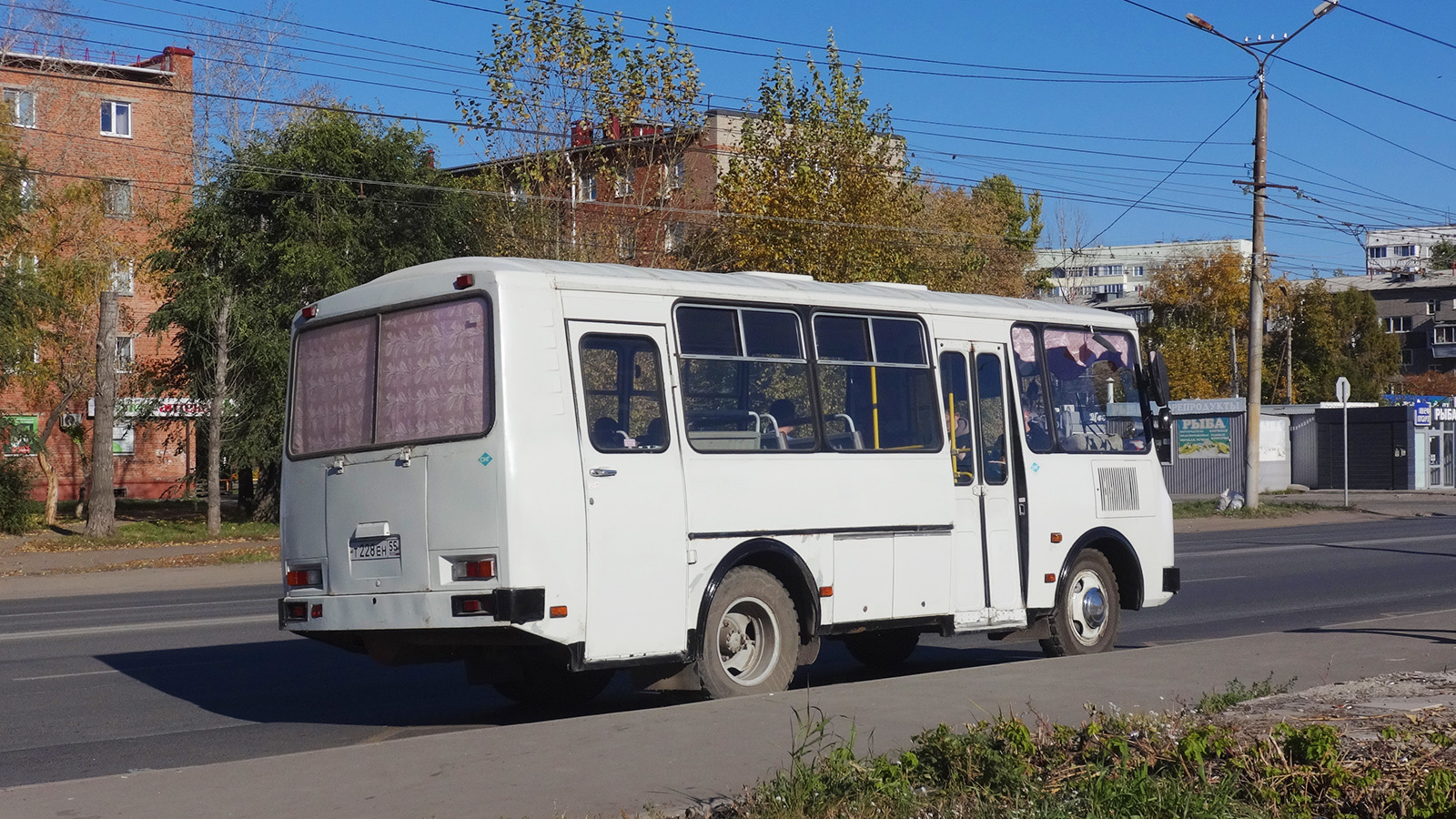 Омская область, ПАЗ-32053 № Т 228 ЕН 55