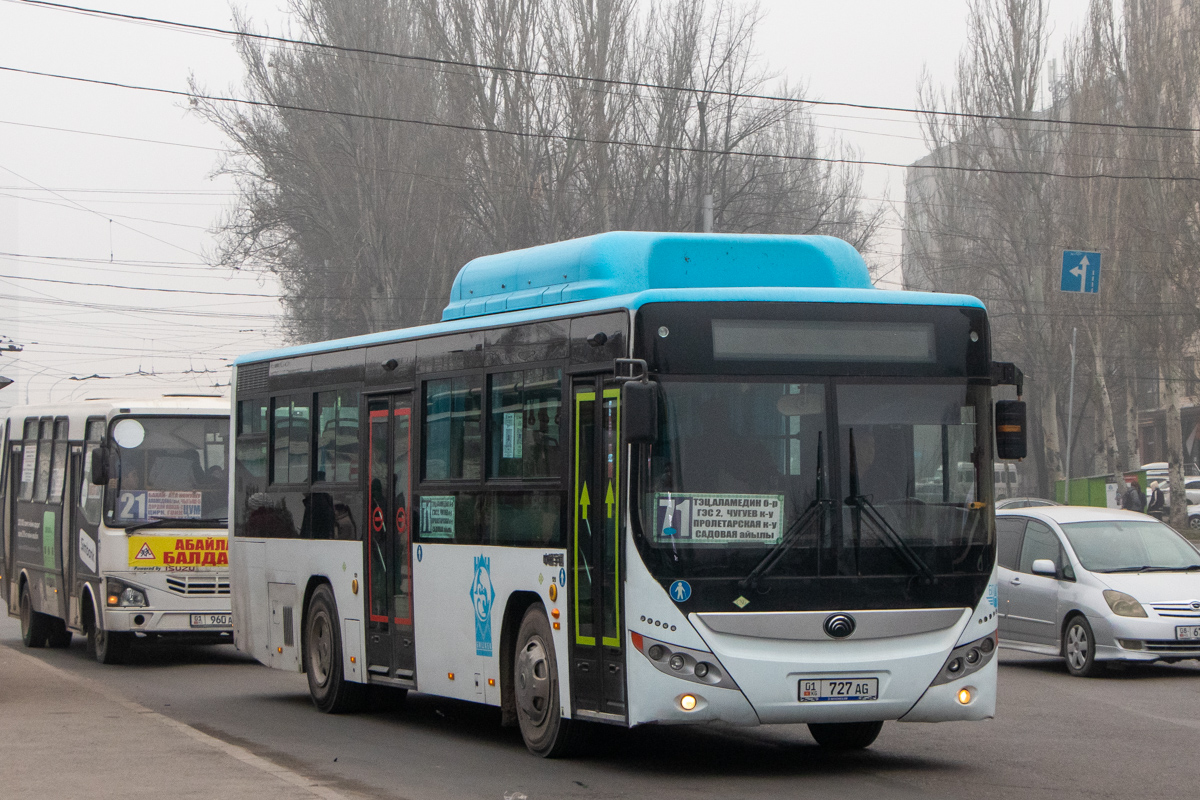 Кыргызстан, Yutong ZK6108HGH № 01 727 AG