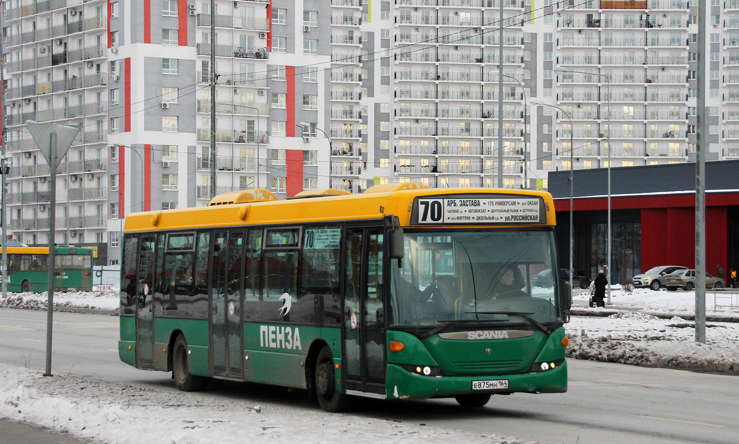 Пензенская область, Scania OmniLink II (Скания-Питер) № Е 875 МН 164