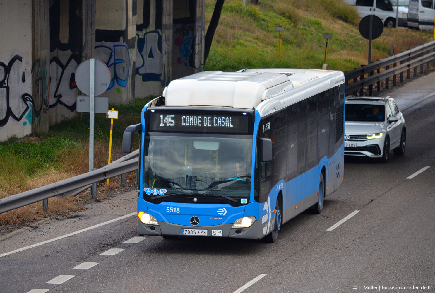 Испания, Mercedes-Benz Citaro C2 NGT № 5518