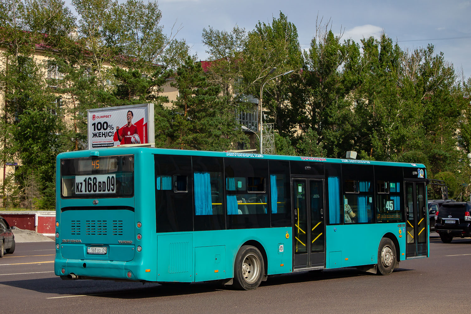 Карагандинская область, Yutong ZK6118HGA № 168 BD 09