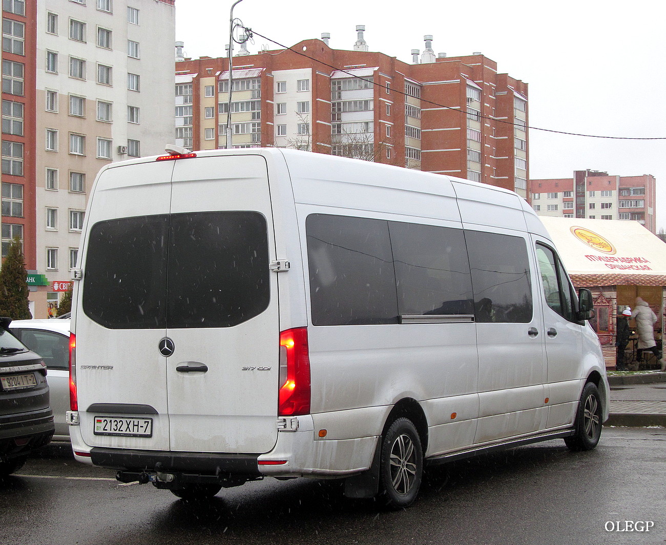 Минск, Mercedes-Benz Sprinter W907 317CDI № 2132 ХН-7