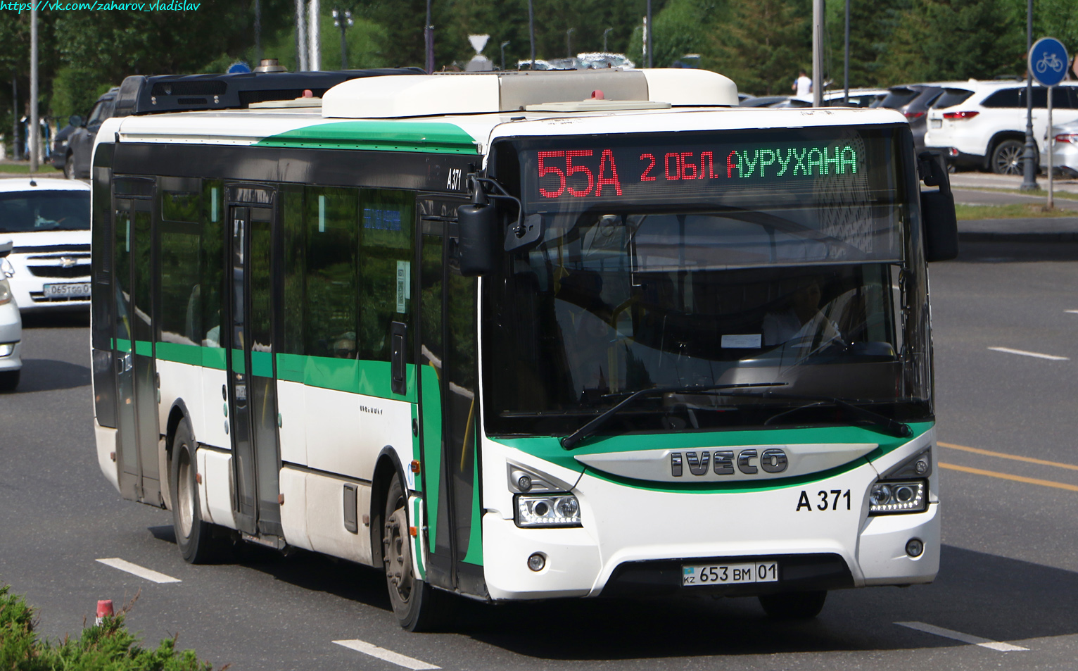 Астана, IVECO Urbanway 12M (СарыаркаАвтоПром) № A371