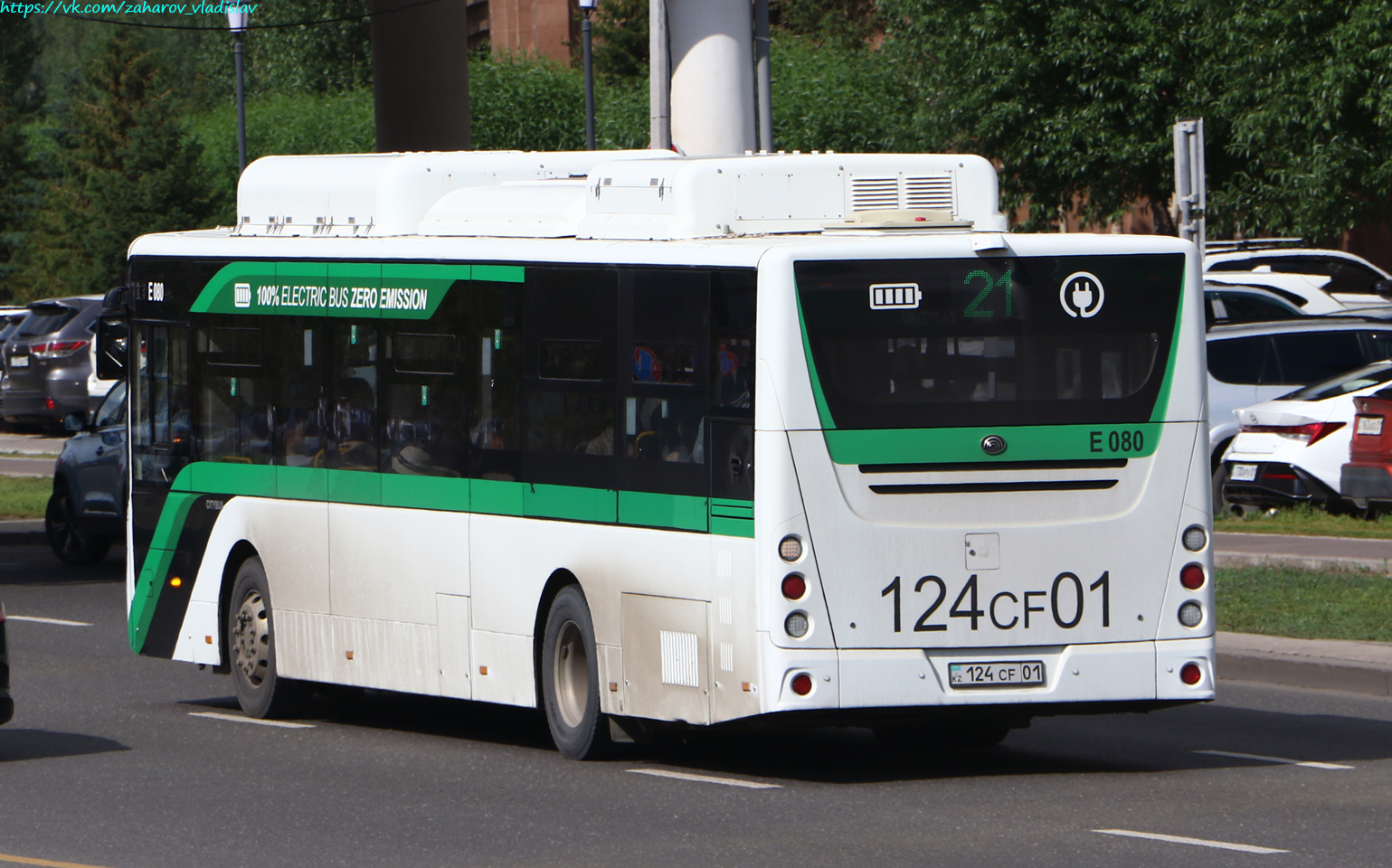 Астана, Yutong E12LF (ZK6128BEVG) (СарыаркаАвтоПром) № E080