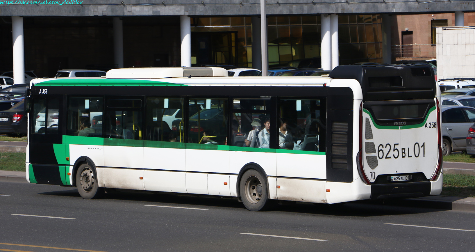 Астана, IVECO Urbanway 12M (СарыаркаАвтоПром) № A358 Астана, IVECO Urbanway 12M (СарыаркаАвтоПром) № A358