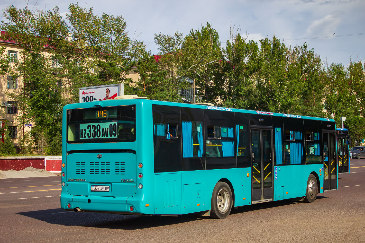 Карагандинская область, Yutong ZK6118HGA (QazTehna) № 338 AV 09