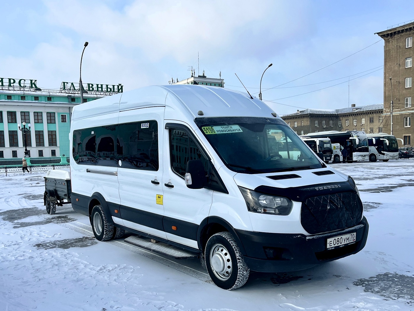 Томская область, Ford Transit FBD [RUS] (X2F.ESG.) № Е 080 УМ 70